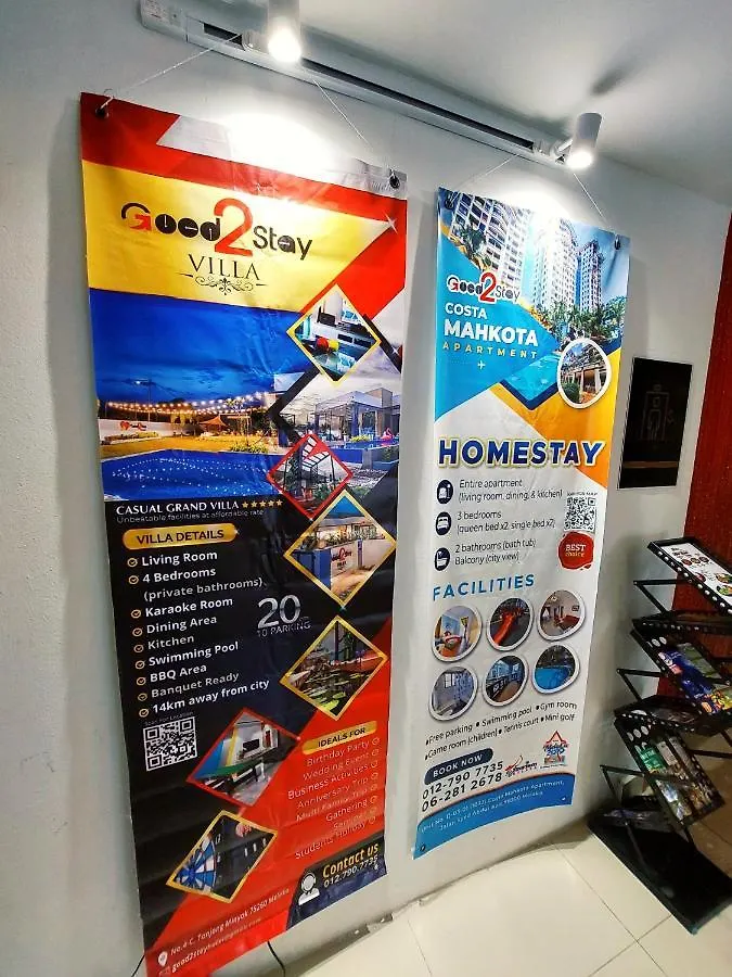 Good2Stay Budget Hotel L Lift L Coway Water L Wifi6 L Laundromat Malacca 2*,  Malaysia